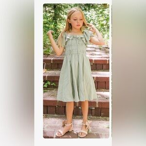 Ivy City Co sage dress in size 2T